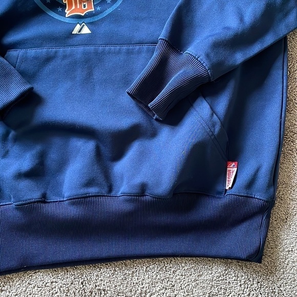 MLB Detroit Tigers Baseball Authentic Apparel Fleece‎ Lined Hoodie - Picture 3 of 6
